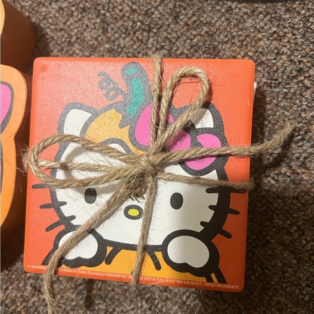 Hello kitty Halloween coaster